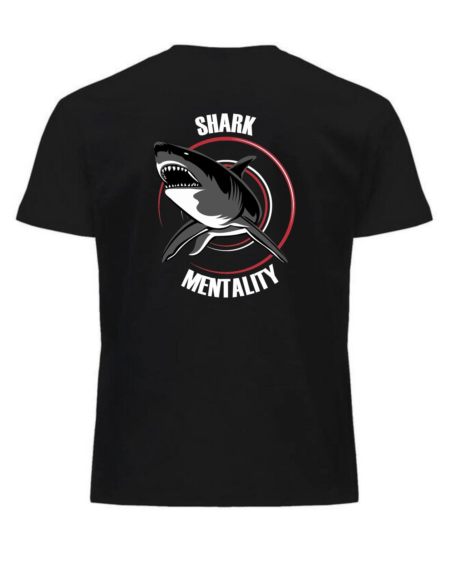 2 - Camiseta Shark Mentality #002 NEGRA (UNISEX)