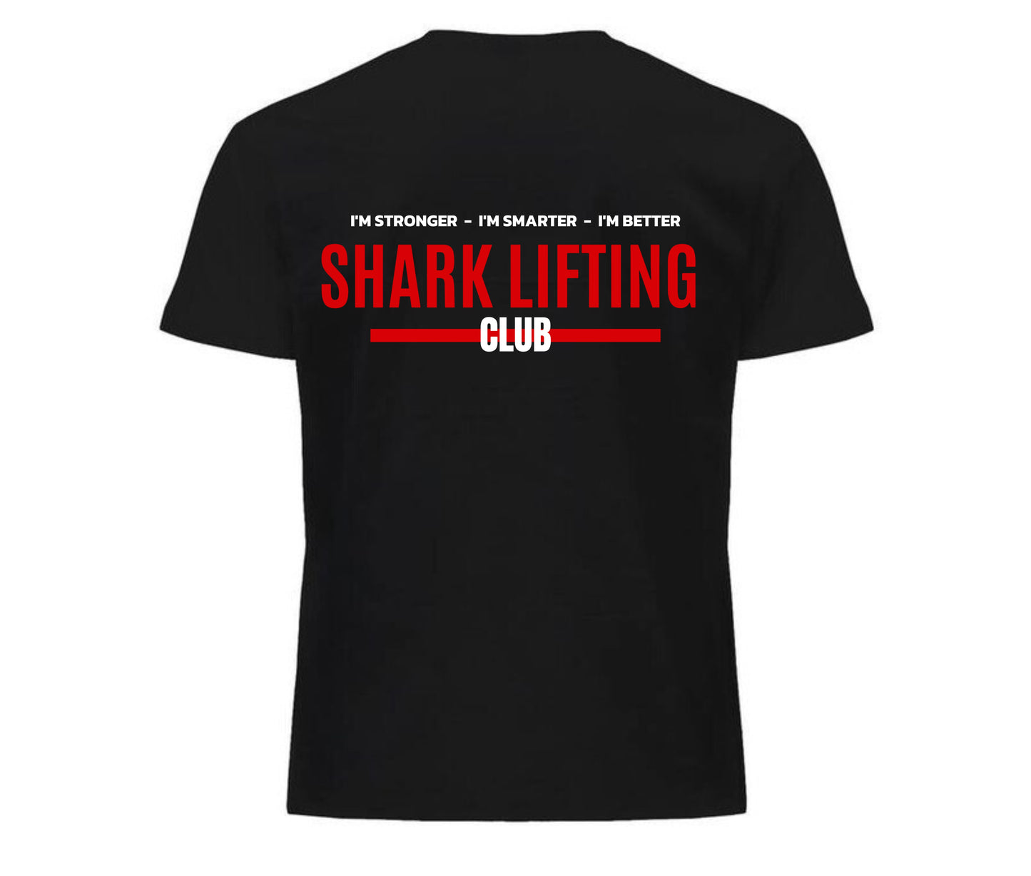 7 - Shark Lifting Club 010 Negra (unisex)